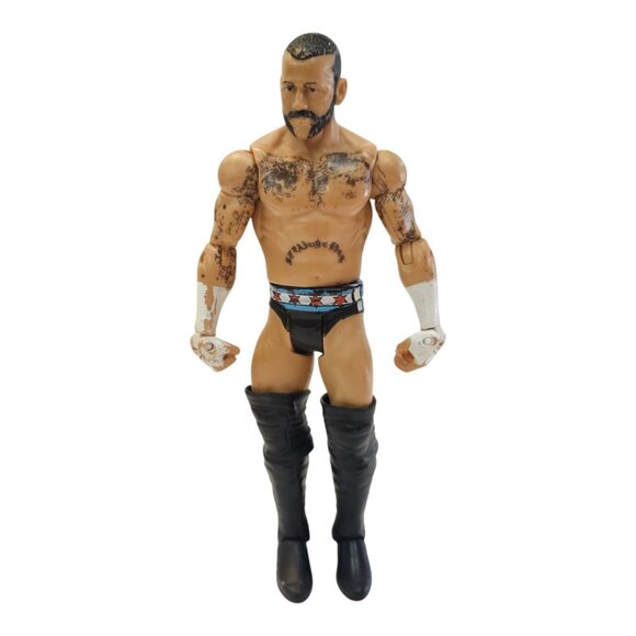 WWE CM Punk Action Figure Wrestling 6.5" Wrestler Basic Series 2012 Mattel - Picture 1 of 12